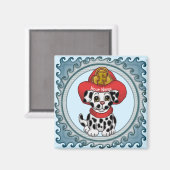 Puppy Dog Firefighter Magneet (Voorkant / Achterkant)