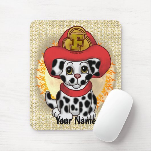 Puppy Dog Firefighter Muismat (Met muis)