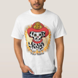 Puppy Dog Firefighter t shirt