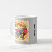 Puppy Dog Firetruck brandweerlieden mokken (Voorkant links)