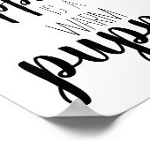 Puppy Dog Geluk Citaat Poster (Hoek)