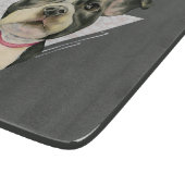 Puppy Dog Geometric Marble Snijplank (Hoek)