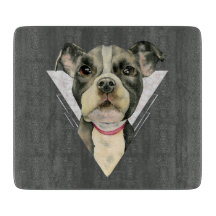 Puppy Dog Geometric Marble