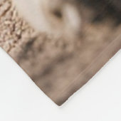 Puppy Dog Gepersonaliseerde Pet Foto Gepersonalise Fleece Deken (Hoek)