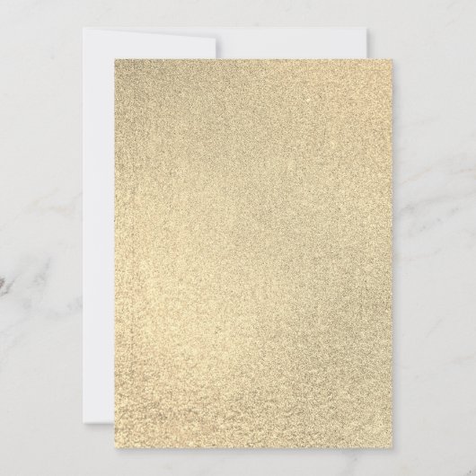 Puppy Dog Gold Glitter Pawty Animals Kaart (Achterkant)