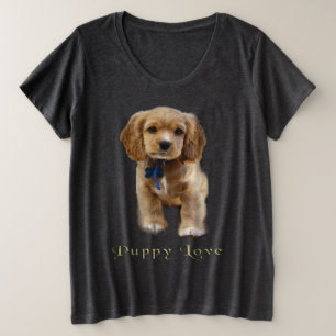 Puppy dog grote maat t-shirt