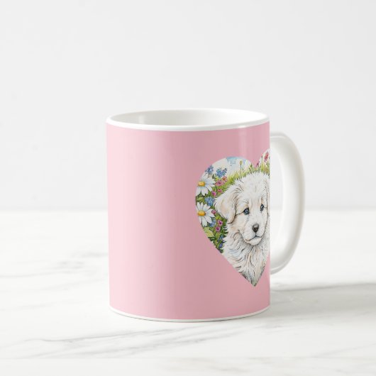 Puppy Dog Hart Roze Mok (Voorkant rechts)