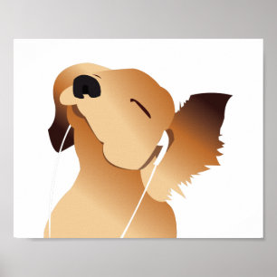 Puppy Dog Jammin' naar muziek Poster