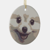 PUPPY DOG KERAMISCH ORNAMENT (Rechts)