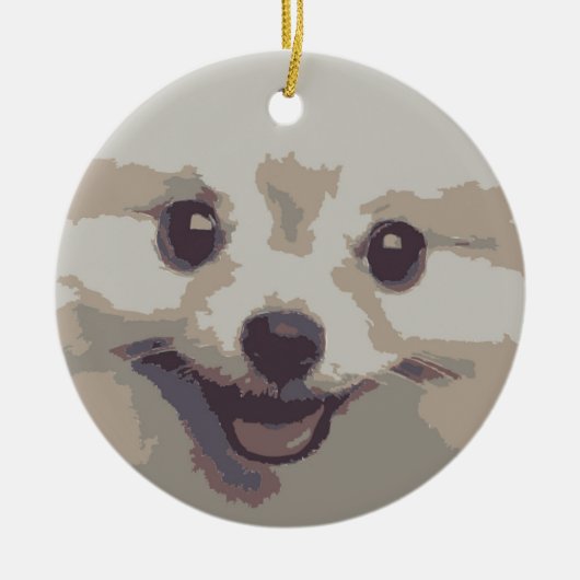PUPPY DOG KERAMISCH ORNAMENT (Voorkant)