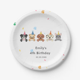 Puppy Dog kinderen Birthday Party Papieren Bordje