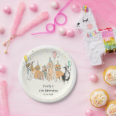 Puppy Dog kinderen Birthday Party Papieren Bordje (Feest)