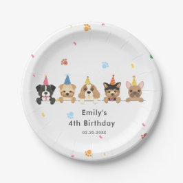 Puppy Dog kinderen Birthday Party Papieren Bordje
