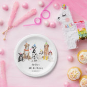 Puppy Dog kinderen Birthday Party Papieren Bordje (Feest)