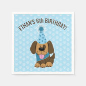 Puppy Dog kinderen Birthday Party Servet (Voorkant)