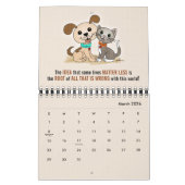 Puppy Dog Kitty Cat Pet Animal Welfare Rights Kalender (Mar 2026)
