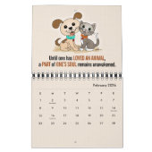 Puppy Dog Kitty Cat Pet Animal Welfare Rights Kalender (Feb 2026)