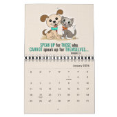 Puppy Dog Kitty Cat Pet Animal Welfare Rights Kalender (Jan 2026)