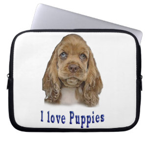 Puppy Dog Laptop Sleeve
