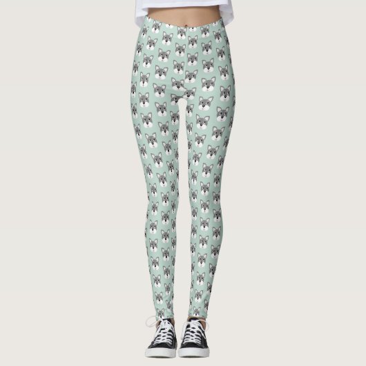 Puppy Dog Leggings vrouwen (Voorkant)