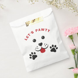 Puppy Dog Lets Pawty Birthday Kind Bedankzakje