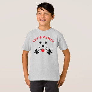 Puppy Dog Lets Pawty Birthday Kind T-shirt
