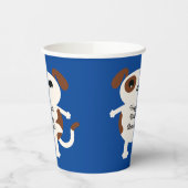 Puppy Dog Leuke verjaardagsfeestje Kinder Papieren Bekers (Links)