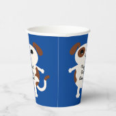 Puppy Dog Leuke verjaardagsfeestje Kinder Papieren Bekers (Rechts)