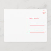 Puppy Dog Long Hazard Waterverf Chihuahua Love Briefkaart (Achterkant)