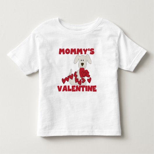 Puppy Dog Mama's Valentijn Kinder Shirts (Voorkant)