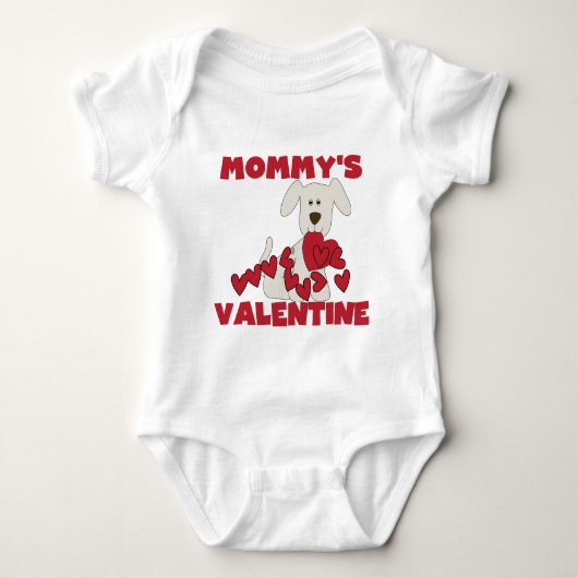 Puppy Dog Mama's Valentijn Romper (Voorkant)