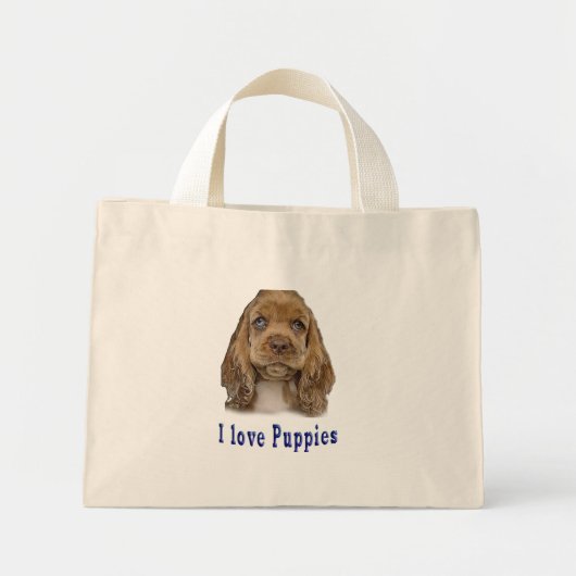 Puppy Dog Mini Tote Bag (Voorkant)