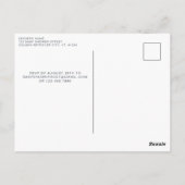 Puppy Dog Modern Sage Green Baby shower Invitation Briefkaart (Achterkant)