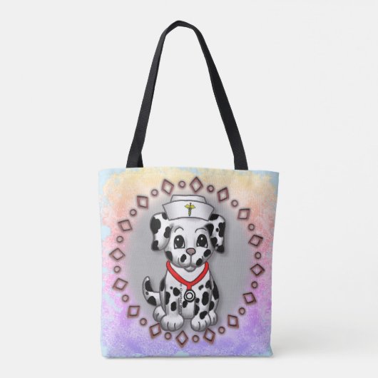 Puppy Dog Neurse Canvas tas (Achterkant)