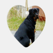Puppy-dog-ogen Keramisch Ornament (Rechts)