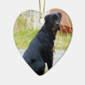 Puppy-dog-ogen Keramisch Ornament (Links)