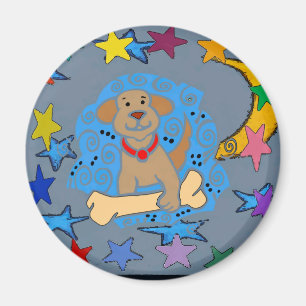 Puppy Dog Pa Nederlandse hex Teken Magneet