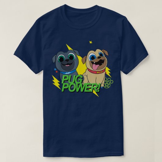 Puppy Dog Pals Pug Power T-shirt (Design voorkant)
