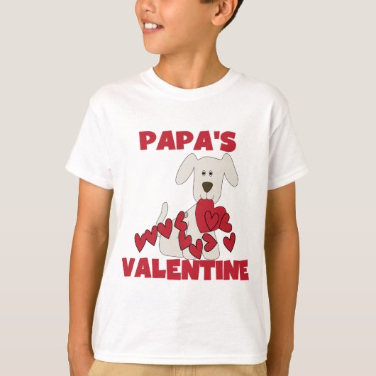 Puppy Dog Papa's Valentijn T-shirt (Voorkant)