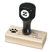 Puppy Dog Paw Pet Rubberstempel (Stempel)