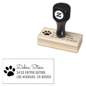 Puppy Dog Paw Pet Rubberstempel (Gestempeld)