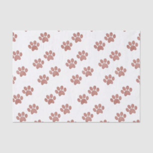 Puppy Dog Paw Printers Trendy Roos Gold Tissuepapier