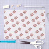 Puppy Dog Paw Printers Trendy Roos Gold Tissuepapier (Craft)