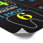 Puppy Dog Pet First Birthday chalkboard Poster (Hoek)