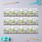 Puppy Dog Pet Photo Cute First Kerstpine Tissuepapier (Craft)