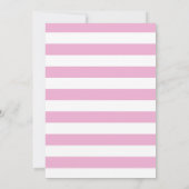 Puppy Dog Pink Birthday Party Kaart (Achterkant)