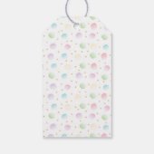 Puppy Dog Pink Girl Paw-ty Birthday Cadeaulabel (Achterkant)