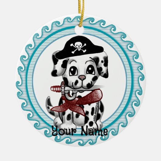 Puppy Dog Pirate Keramisch Ornament (Voorkant)