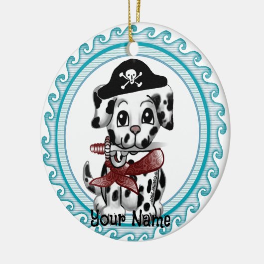 Puppy Dog Pirate Keramisch Ornament (Links)