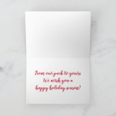 Puppy Dog Santa Hats Prettige feestdagen kerstkaar Kaart (Binnen)